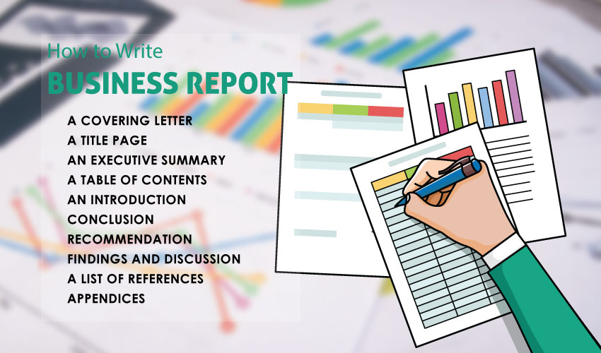 how to write a business report conclusion