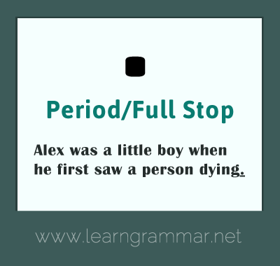 Punctuation - period usage