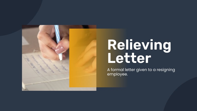 Relieving Letter